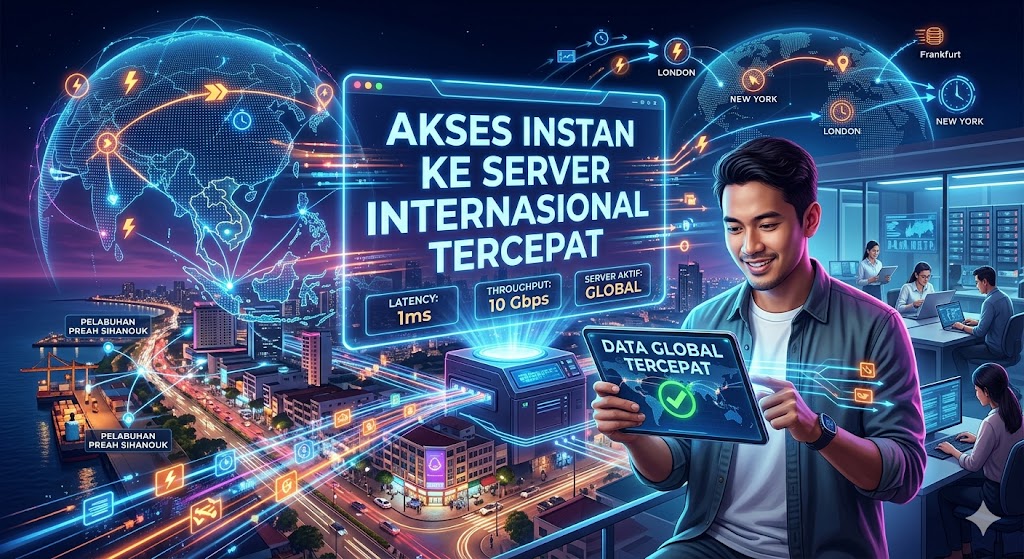 Akses Instan ke Server Internasional - Teknologi Jaringan Tercepat di Dunia 2026